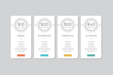 Fiyat Tablosu Şablon Tasarımı 