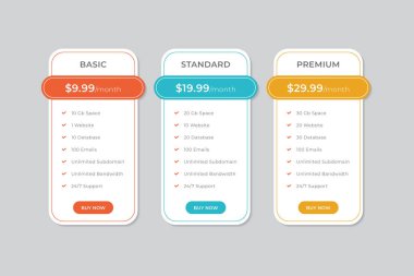 Fiyat Tablosu Şablon Tasarımı