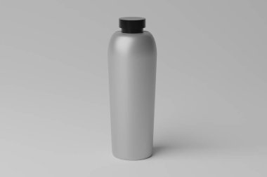 Düz Gerçekçi 3D Şişe Modeli