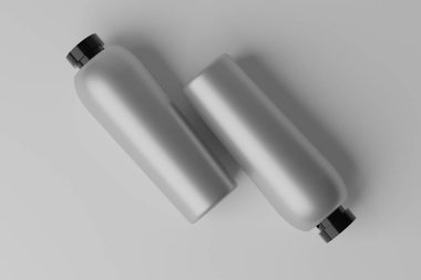 Düz Gerçekçi 3D Şişe Modeli