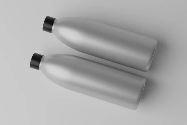 3D Illustration. Boş Şişe Model