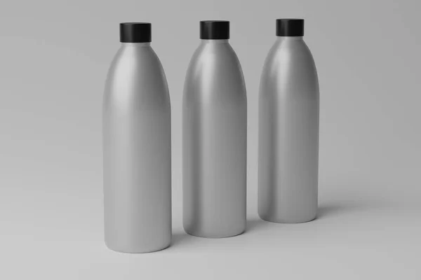 Illustration Blank Bottle Mockup — Stock Photo, Image