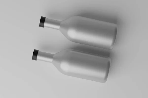 일러스트레이션 Blank Bottle Mockup — 스톡 사진