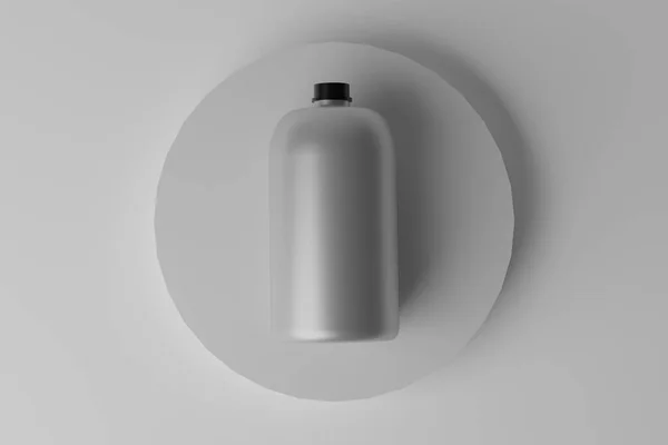 3D Illustration. Boş Şişe Model