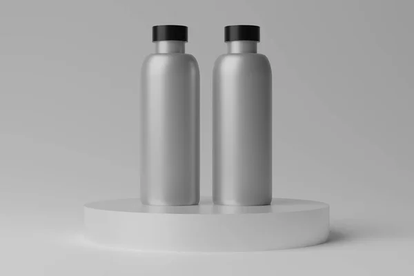 Illustratie Blanco Fles Mockup — Stockfoto