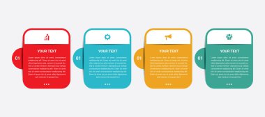 Infographic İş Şablonu Tasarımı