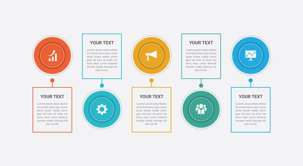 Infographic İş Şablonu Tasarımı