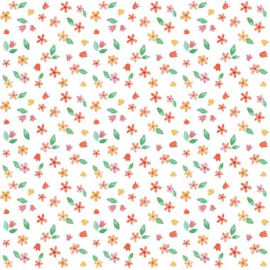 Renksiz desen. Suluboya çiçeklerin bileşimi. Çiçekli ve yapraklı dekoratif elementler. Papatyalı desen. Kır çiçekleri.