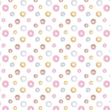 Damlaları, noktaları, basit şekilli çocuk desenleri olan soyut sembolik desenler. Basit Terrazzo deseni.