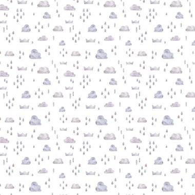 Damlaları, noktaları, basit şekilli çocuk desenleri olan soyut sembolik desenler. Basit Terrazzo deseni.