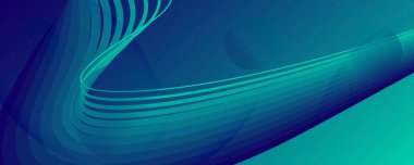 Karanlık Dinamik Dalga. Akış Soyut Düzeni. Vektör 