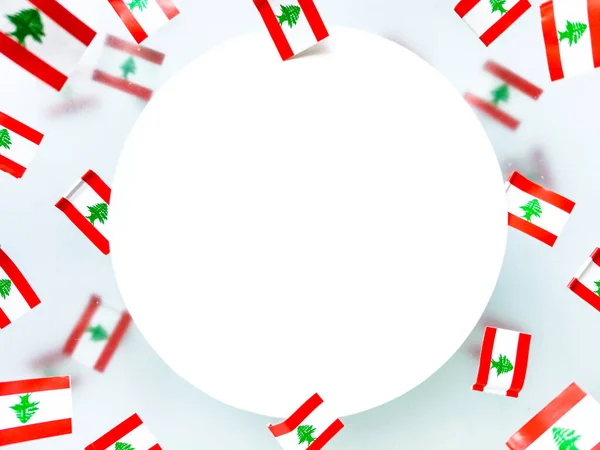 Libanese Onafhankelijkheidsdag November Fijne Vakantie Libanon Trots Herinnering Eer Patriottisme — Stockfoto