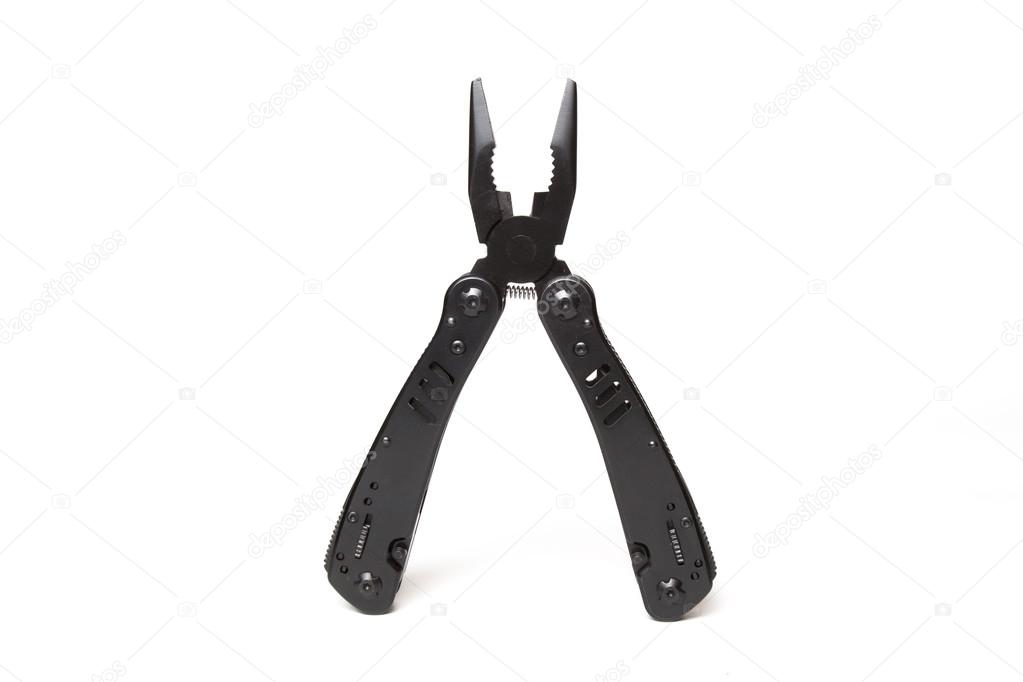 Pliers on a white background