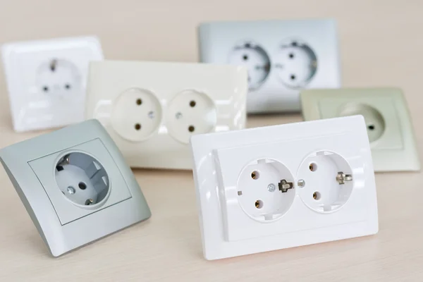 Some electrical sockets — Stock Photo, Image