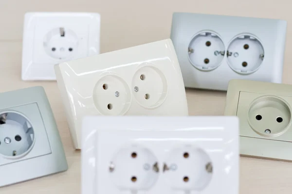 Some electrical sockets — Stock Photo, Image