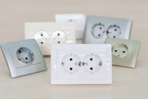 Some electrical sockets — Stock Photo, Image