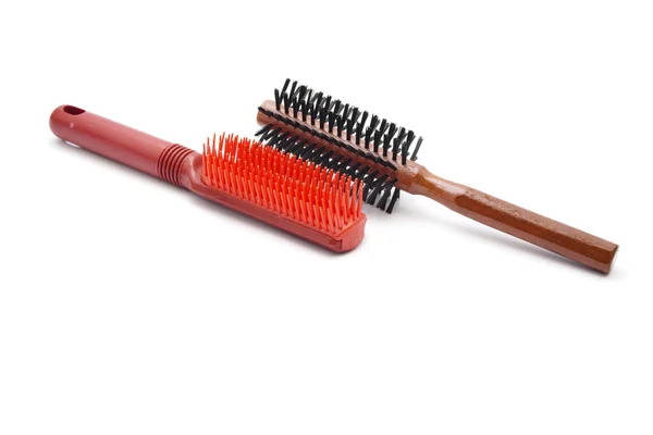 Escova de cabelo diferente — Fotografia de Stock