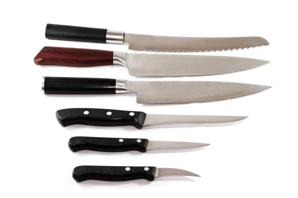 Couteaux de cuisine différents — Photo