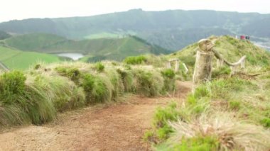 Sete Cidades boş bakış açısı yol
