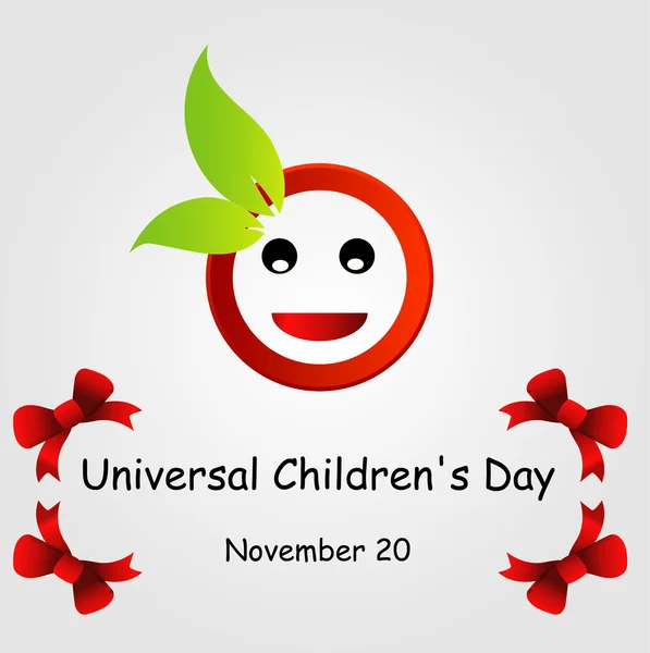 Universele Kinderdag- 20 november — Stockvector