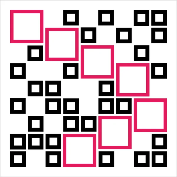 Abstract composition with squares- abstract architectural design element — Stock Vector