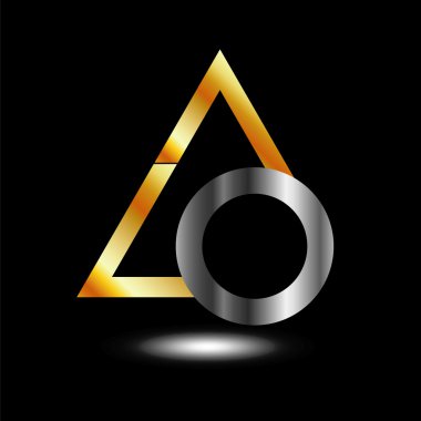 İş logo ile üçgen ve çalmak