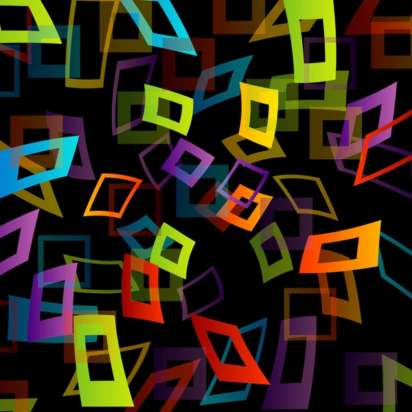 Φόντο με πολύχρωμα τετράγωνα — Διανυσματικό Αρχείο