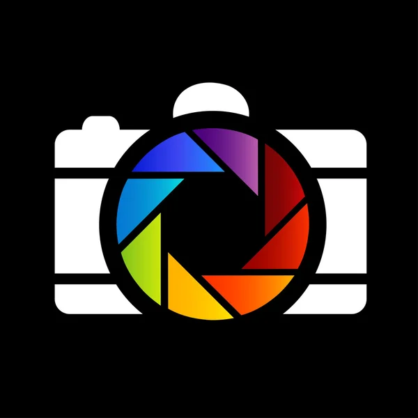 Logo de fotografía — Vector de stock