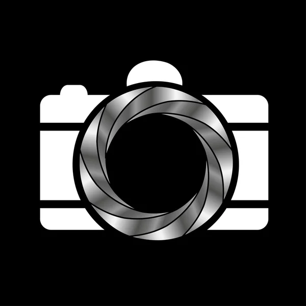 Logo de fotografía — Vector de stock