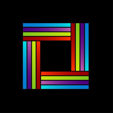 Renkli kare logosu