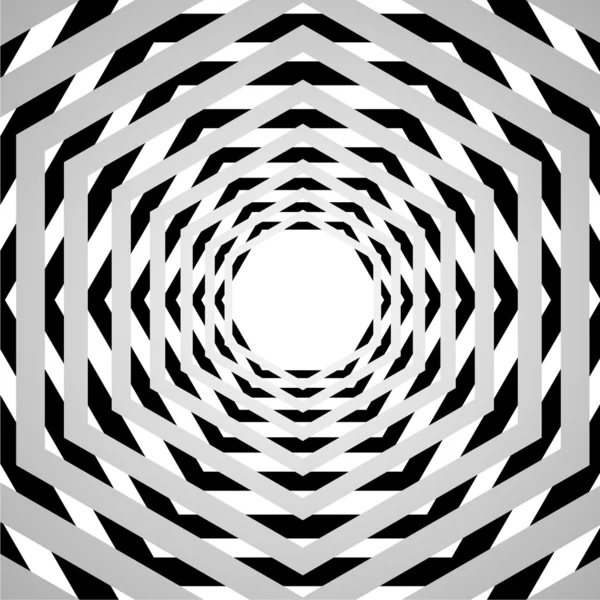抽象的なストライプの錯覚 — ストックベクタ
