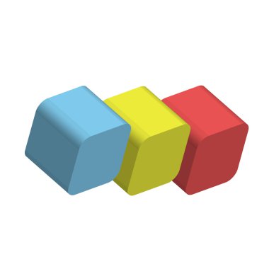 logo veya tasarım öğesi olarak kullanmak için 3D nesne