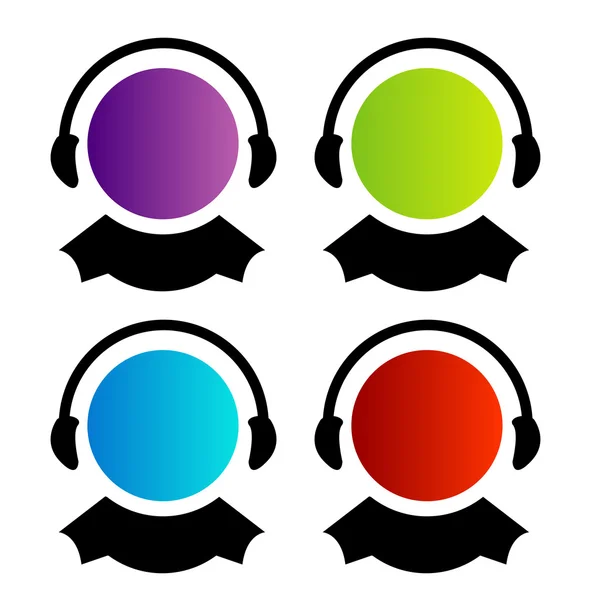 Logo pour le centre de service client — Image vectorielle