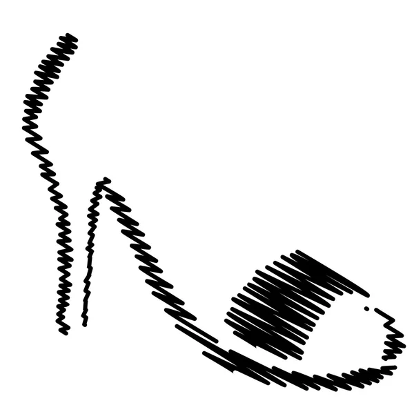 Logo abstrait pour chaussures de marque — Image vectorielle