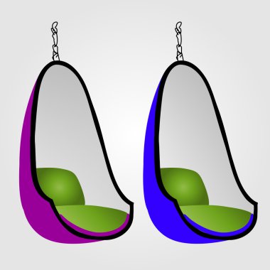 Yumurta sandalye - iç tasarım mobilya