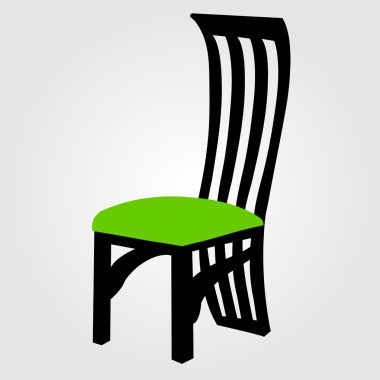 Tasarımcı yemek koltuğu grafiği