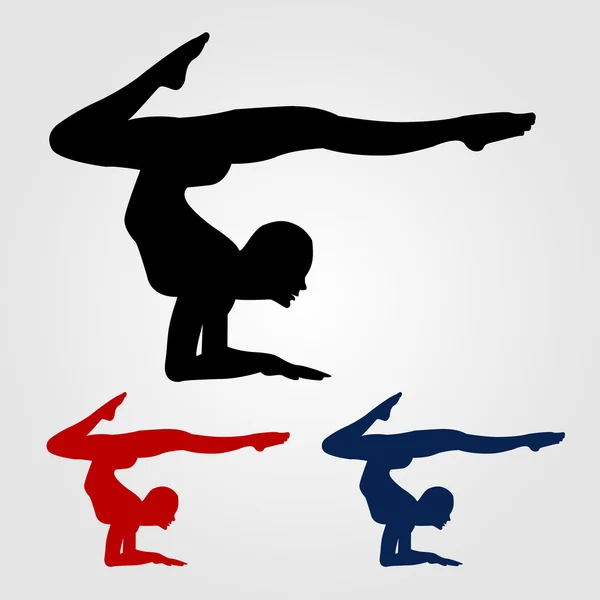 Yoga pose — Stockvector