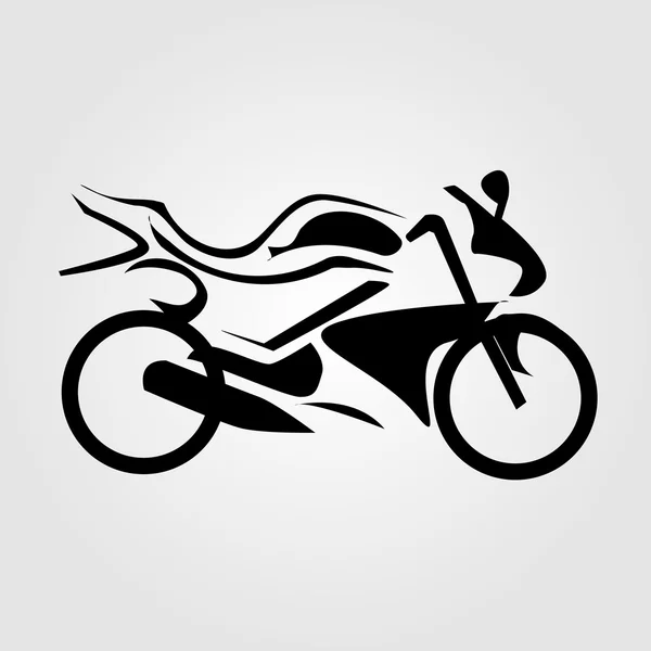 Gráfico de moto artística — Vector de stock