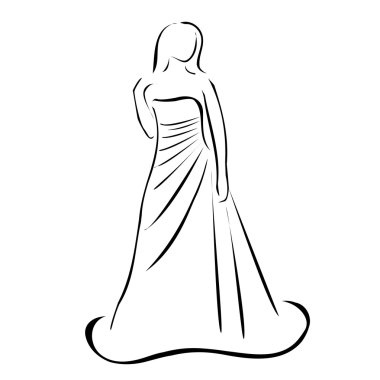 Gelinlik giymiş gelin