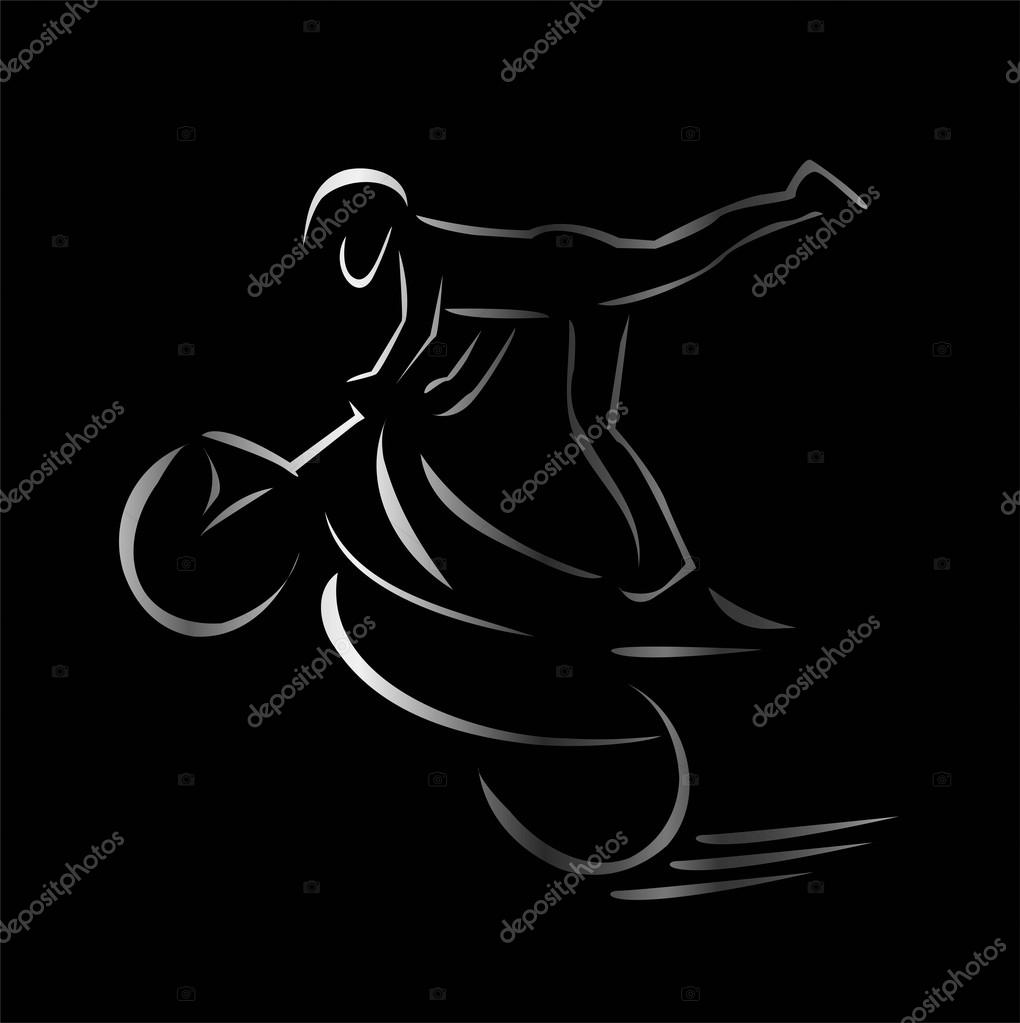 Man performing stunt on motorbike