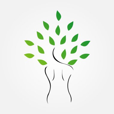 Skin and hair treatment with organic products vector Skin and hair treatment with organic products vector
