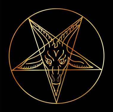Baphomet altın sigil