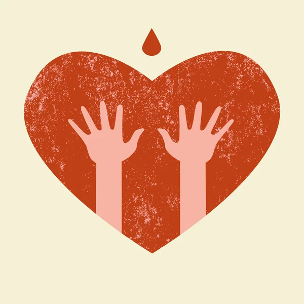 Donación de sangre — Archivo Imágenes Vectoriales