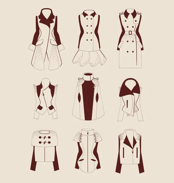 Retro ve modern kadın palto ve ceketler