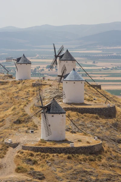 The famous Spanish windmills — Stock Photo, Image