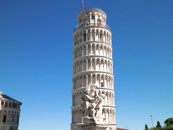 Pisa Tuscany Italië September 2019 Piazza Del Duomo Pisa Scheve — Stockfoto