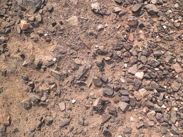 Braun Kanarische Wüste Und Felsen Als Hintergrund Typischer Boden Der Stockbild