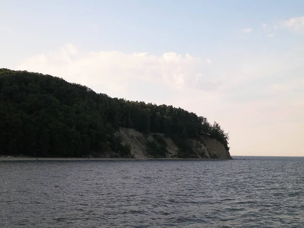 Orlowski Cliff Sopra Mar Baltico Natura Polacca Copiare Spazio Viaggio — Foto Stock
