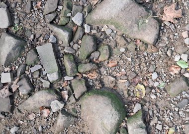 Zemin ve kayalar doğal arka plan. Boşluğu kopyala.