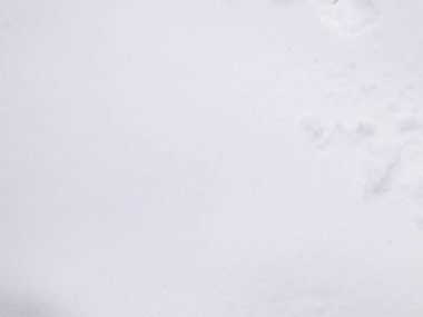 Doğal arka plan olarak taze kardaki ayak izleri. Boşluğu kopyala.